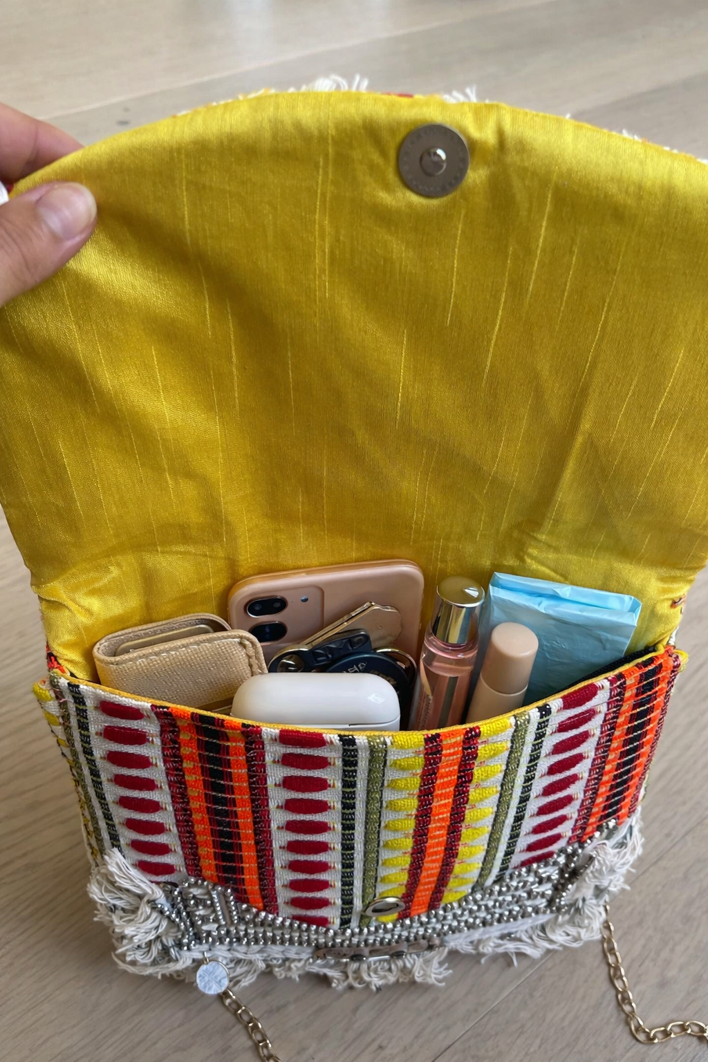 Embellished Boho Tribal Clutch bag 2