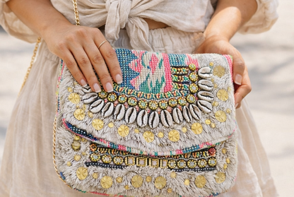 Fabric bag with decorative embellishments 5