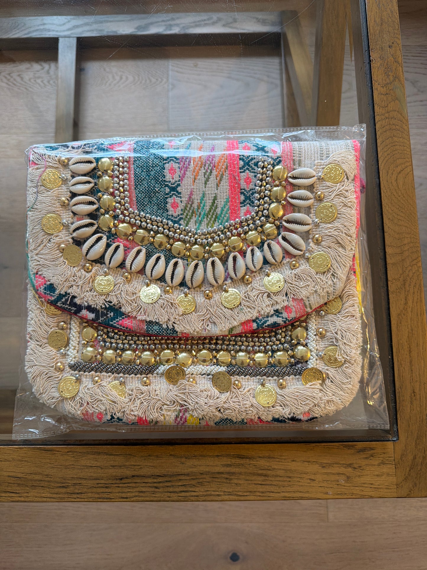 Fabric bag with decorative embellishments 5