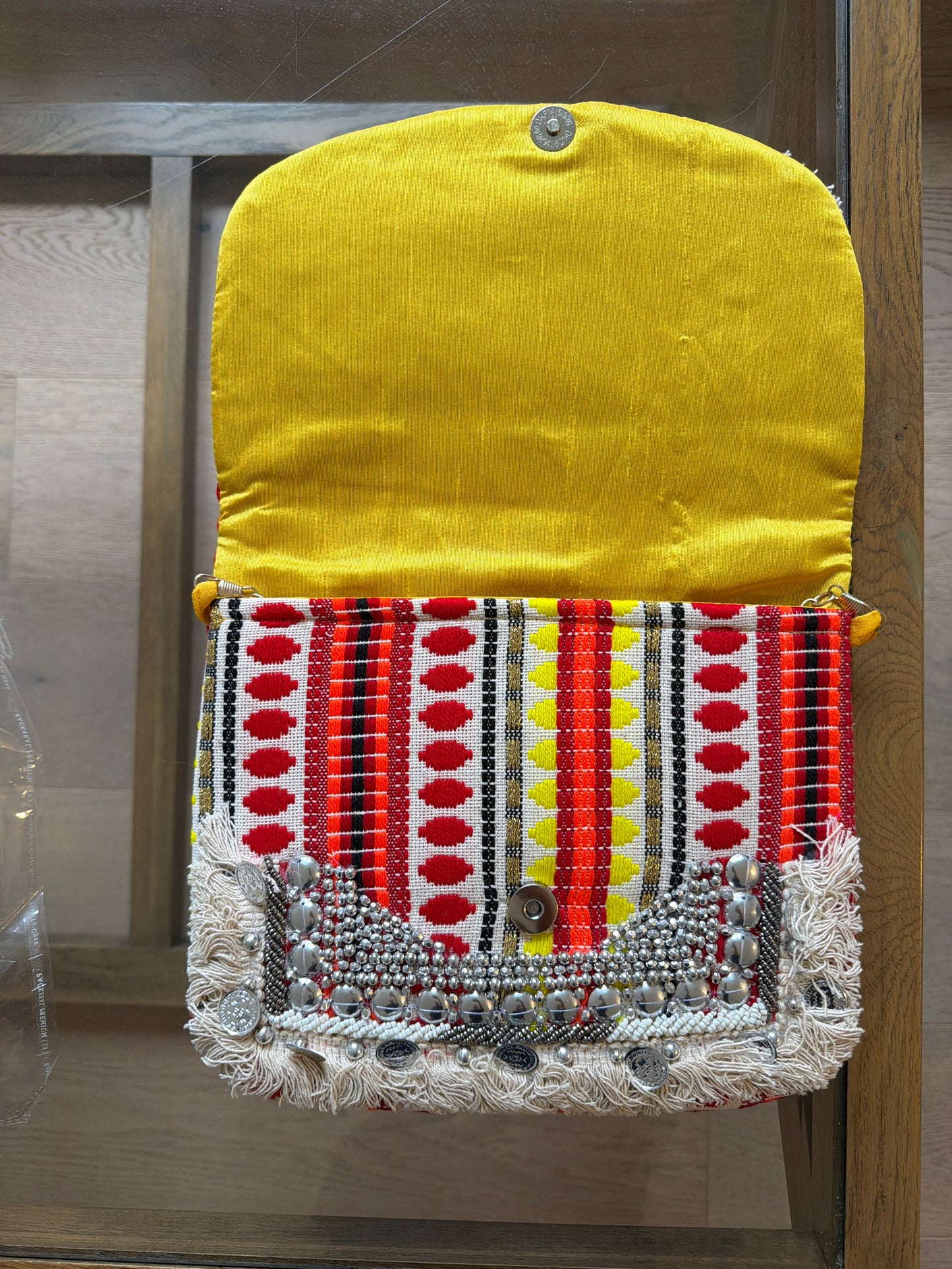 Embellished Boho Tribal Clutch bag 2