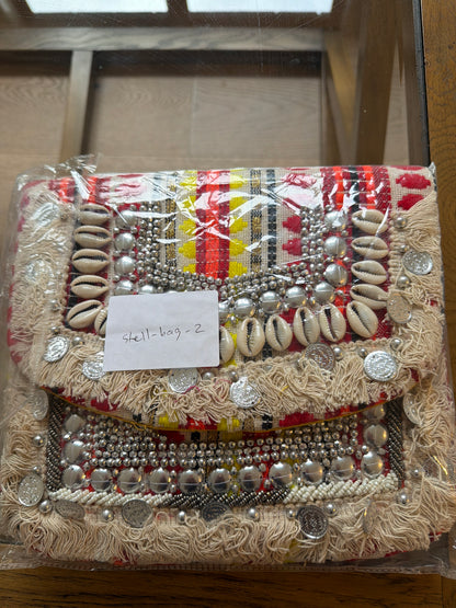 Embellished Boho Tribal Clutch bag 2