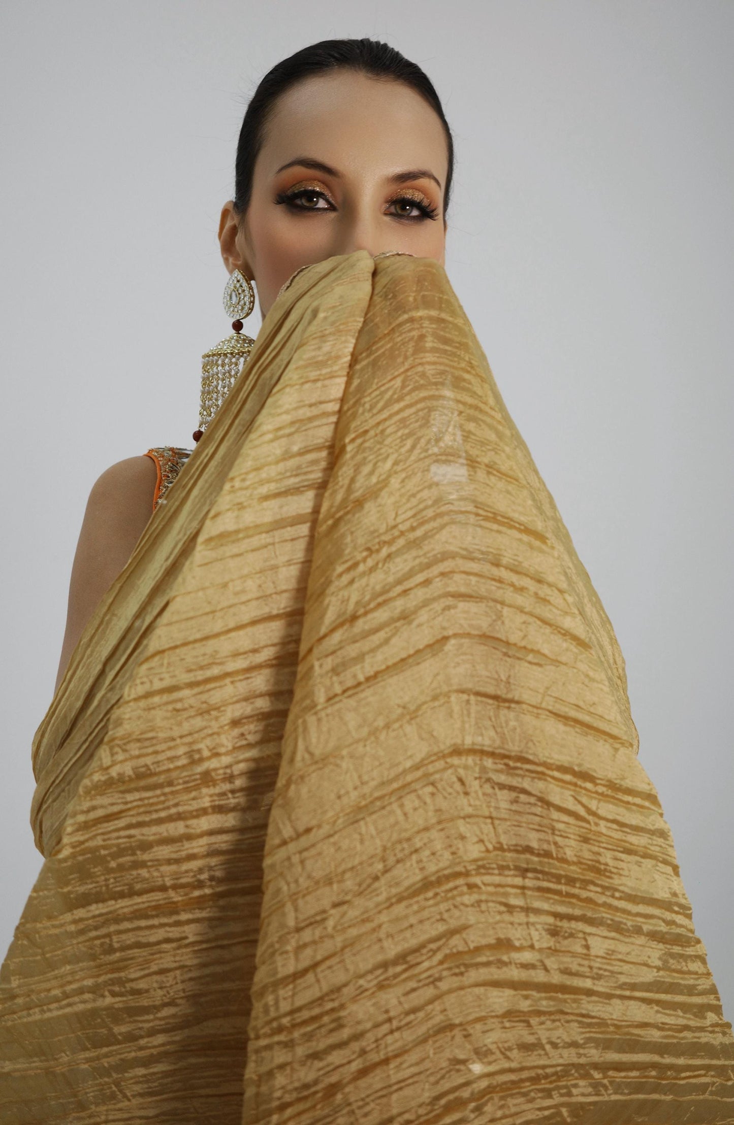 Golden Glow Indo-Western Lehenga