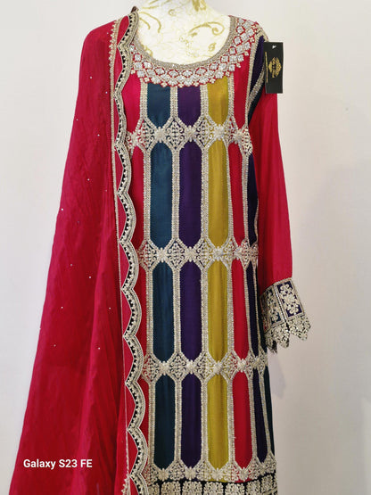 Chinon Chiffon Pakistani Style Suit