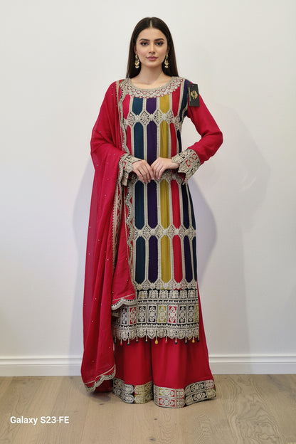 Chinon Chiffon Pakistani Style Suit