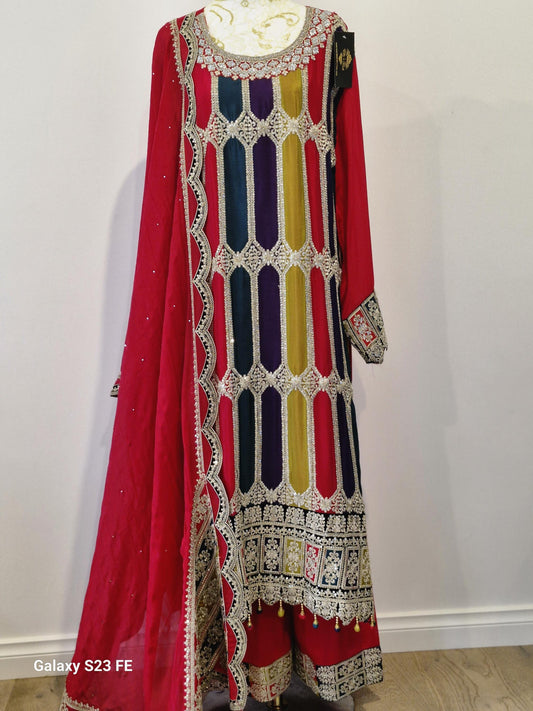 Chinon Chiffon Pakistani Style Suit