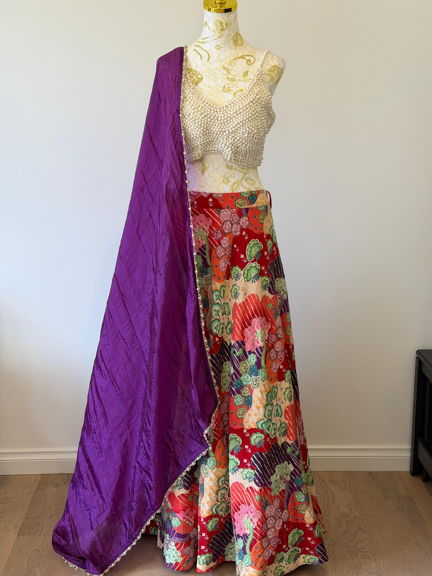 Floral Mosaic Couture Lehenga