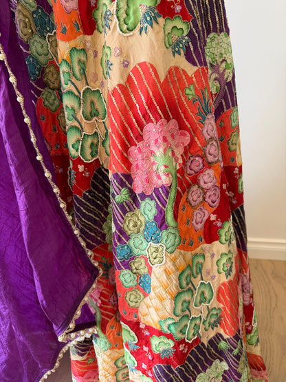 Floral Mosaic Couture Lehenga