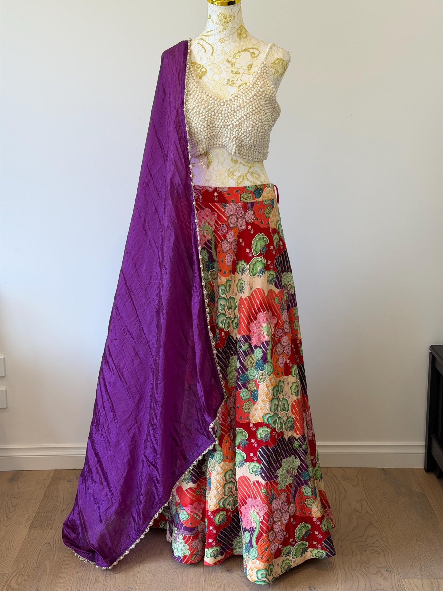 Floral Mosaic Couture Lehenga