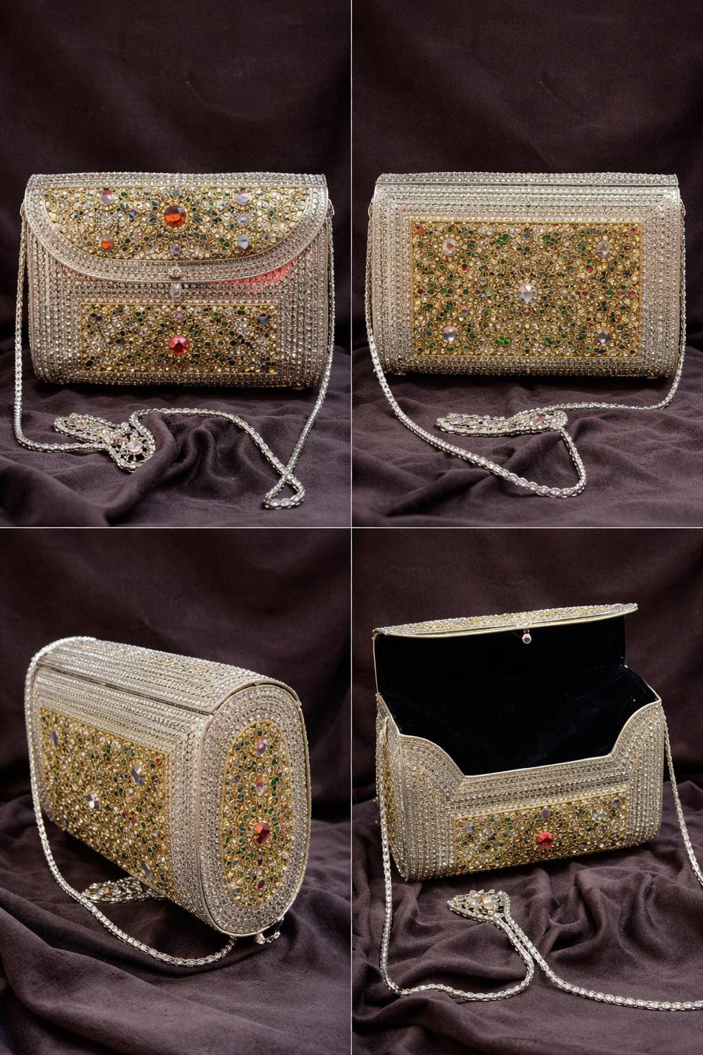 Metal Studded Boho Sling Bag