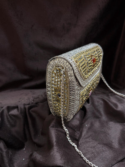 Metal Studded Boho Sling Bag