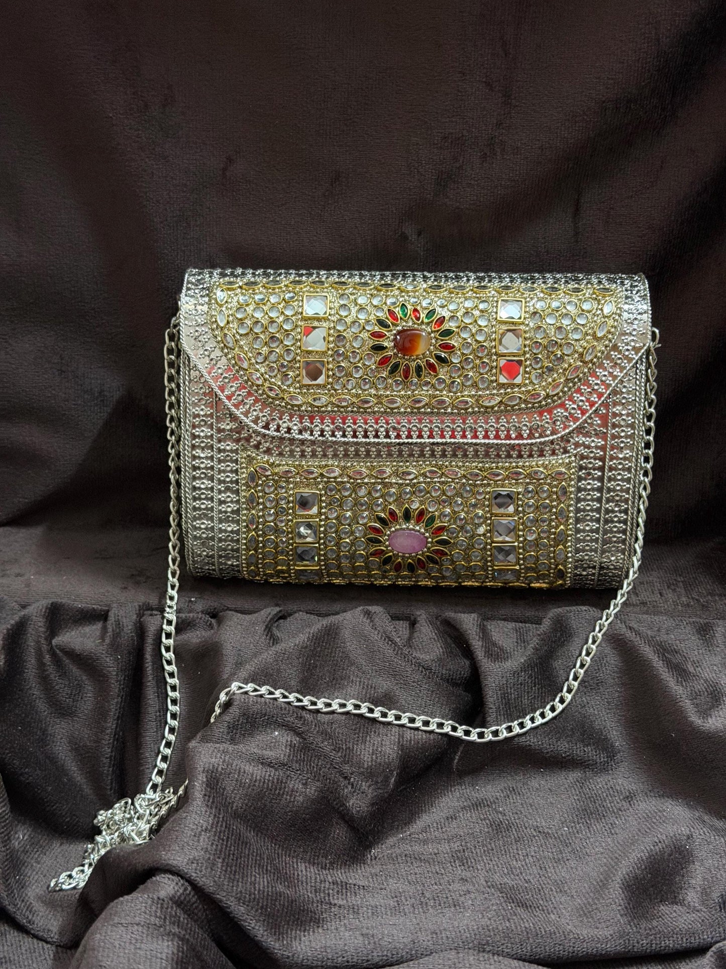 Metal Studded Boho Sling Bag