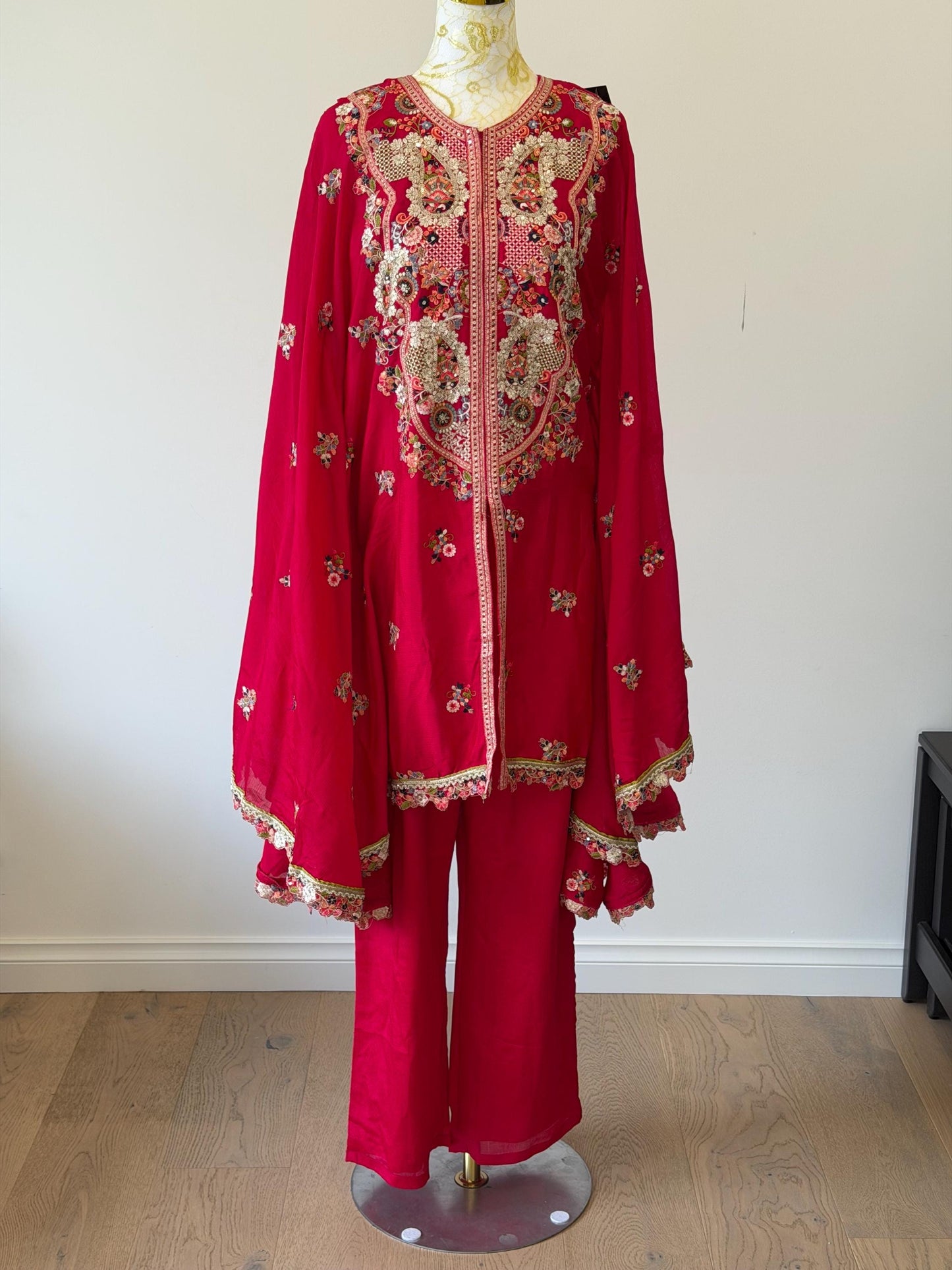 Strawberry Pink Indo-Western Outfit