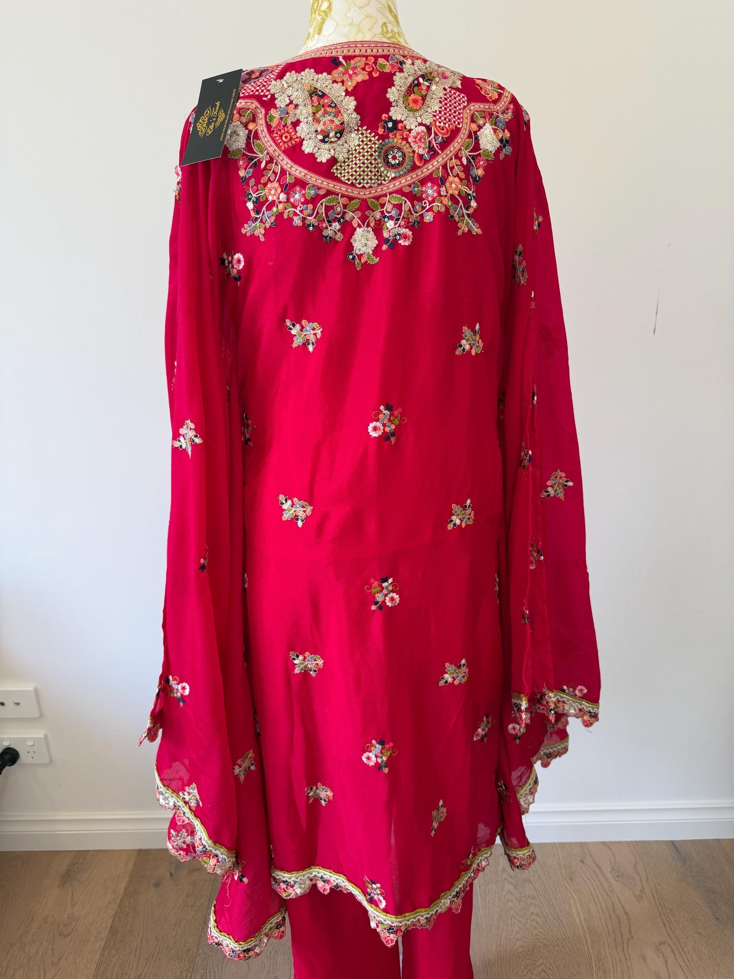 Strawberry Pink Indo-Western Outfit