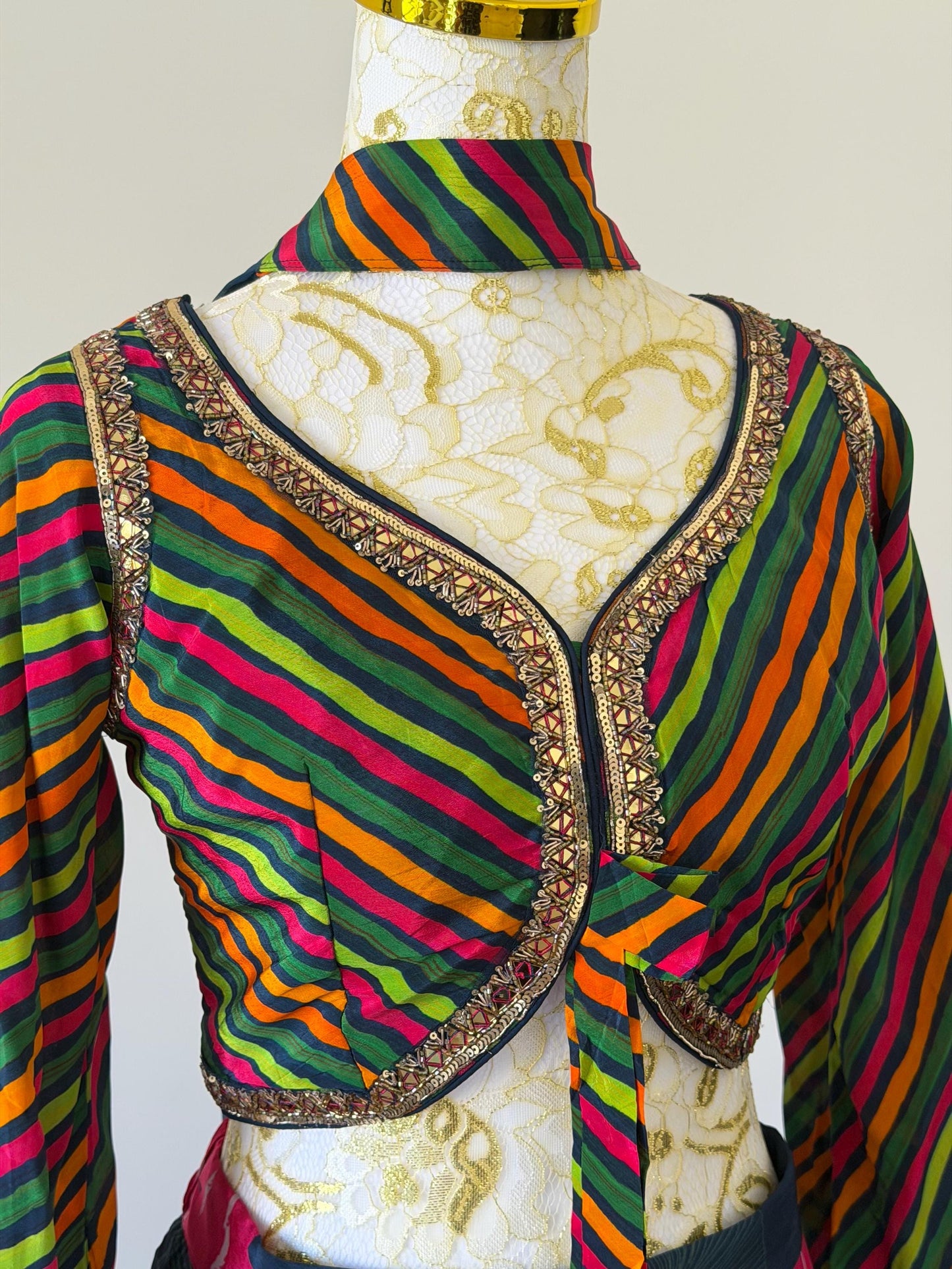 Indo Western Floral Crepe printed Set