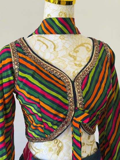 Indo Western Floral Crepe printed Set
