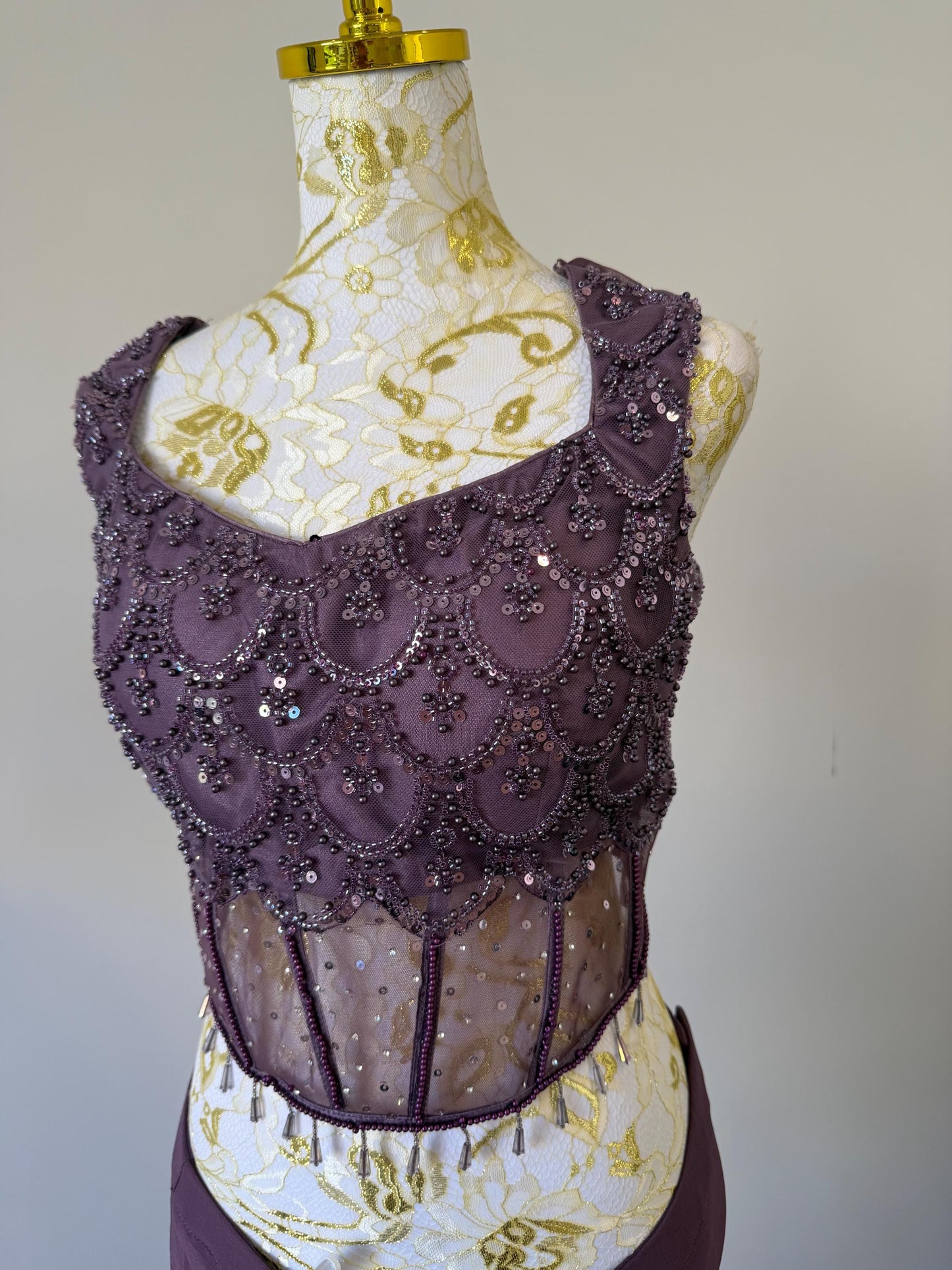 Ready-to-Wear Georgette Saree with Corset Blouse