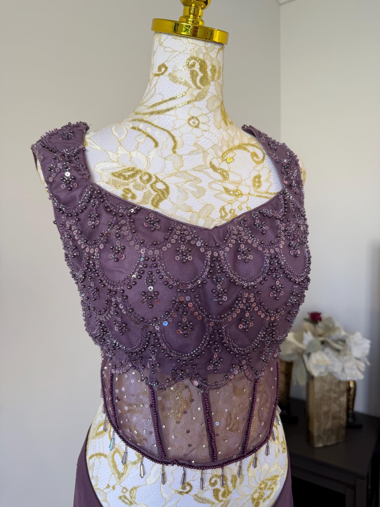 Ready-to-Wear Georgette Saree with Corset Blouse