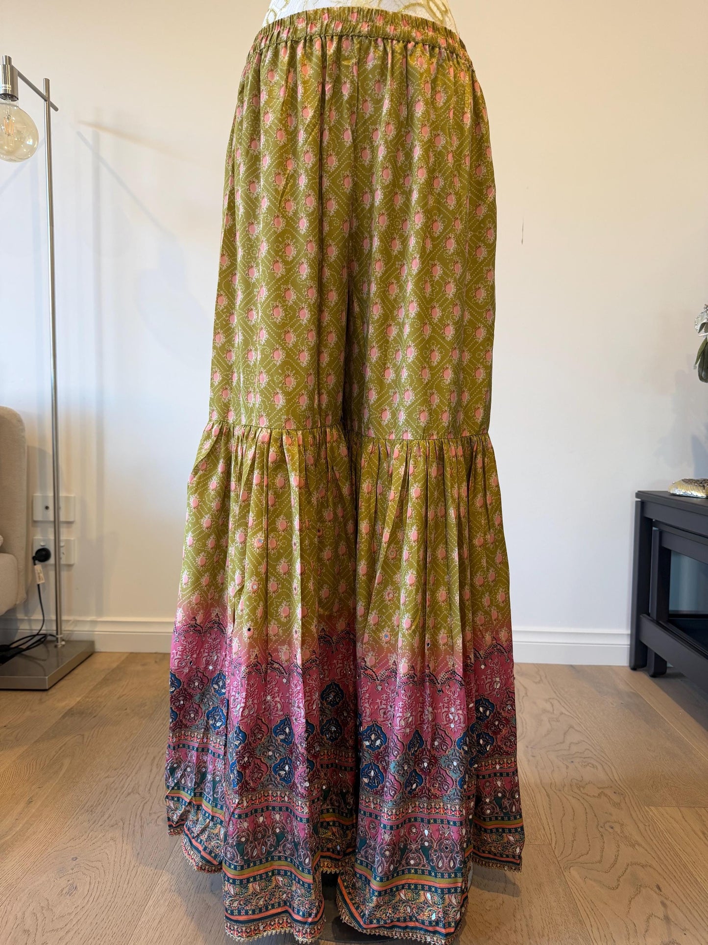 Mehendi Green Sharara Suit Set
