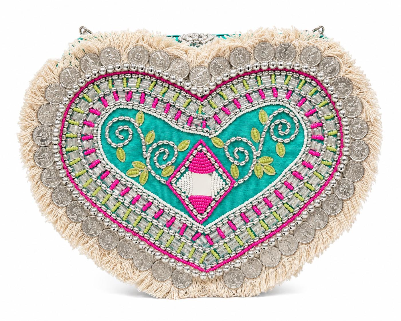 Heart Shape Boho Cotton Bag