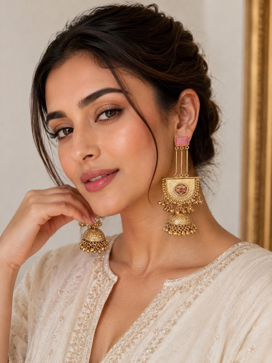 Kashmiri Jhumka Earrings