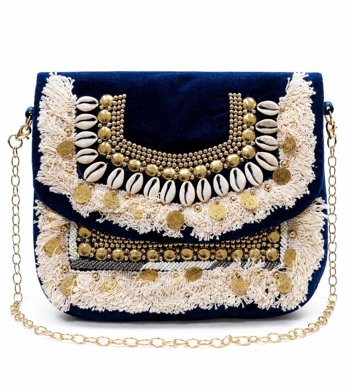 Boho Velvet Clutch Bag