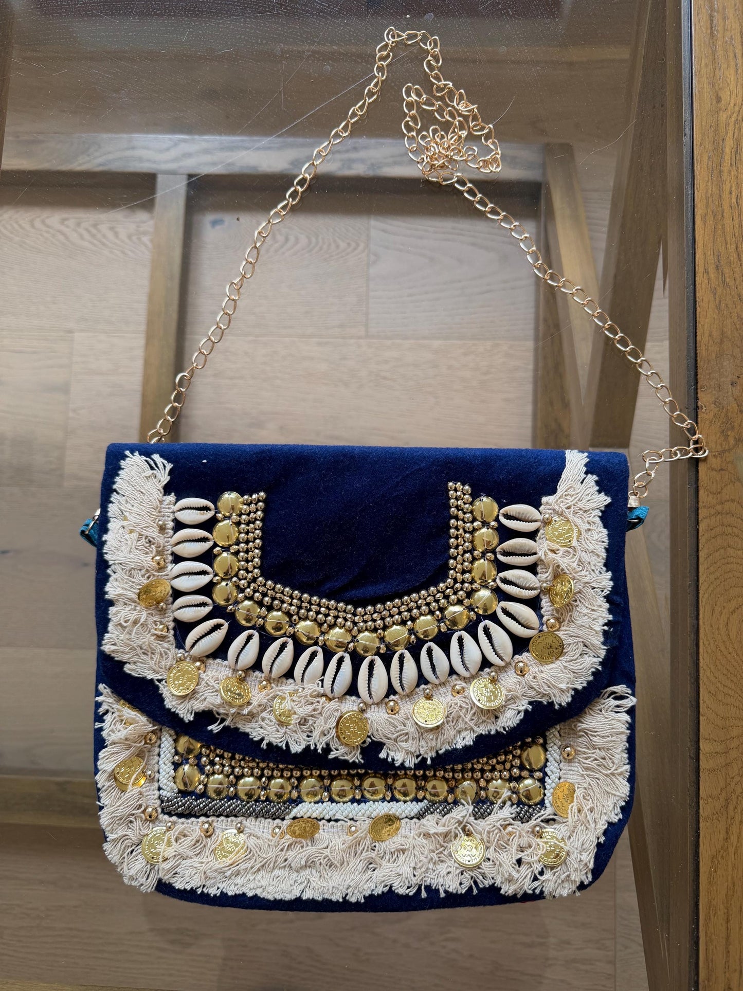 Boho Velvet Clutch Bag