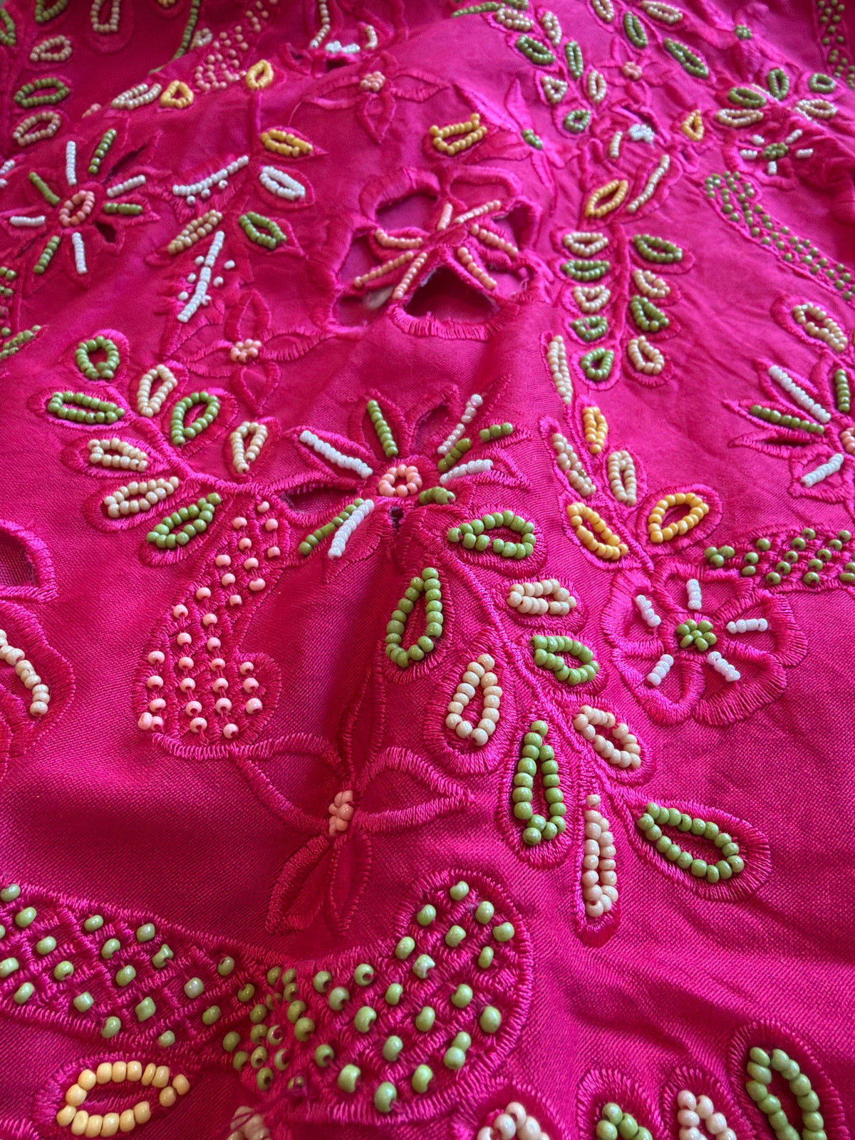 Dark Pink Fuchsia Indo-Western 3-Piece Set | Chanderi Silk Peplum Jacket, Chinon Skirt